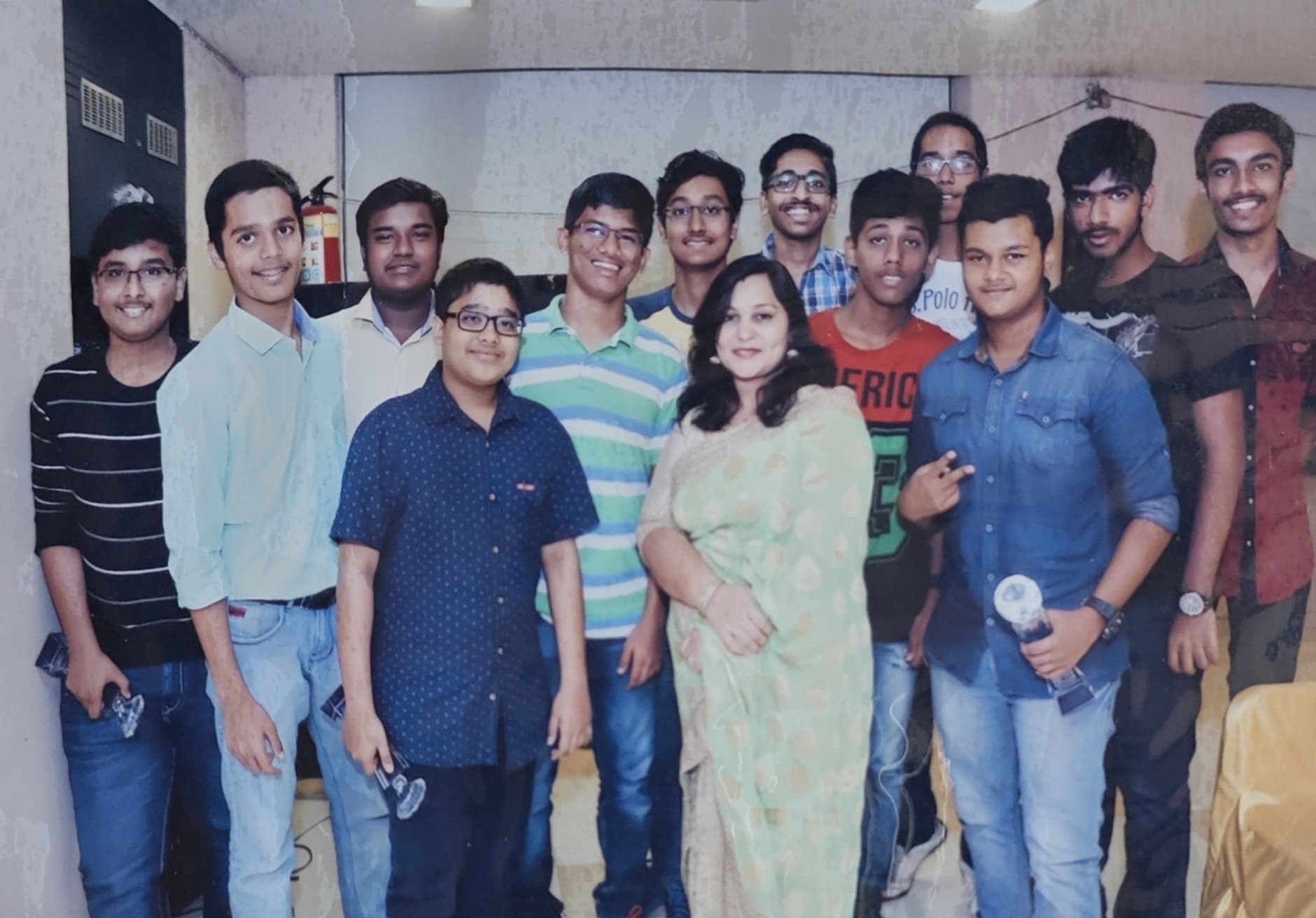 A successful batch posing with faculty at Engineers' Academy Panvel