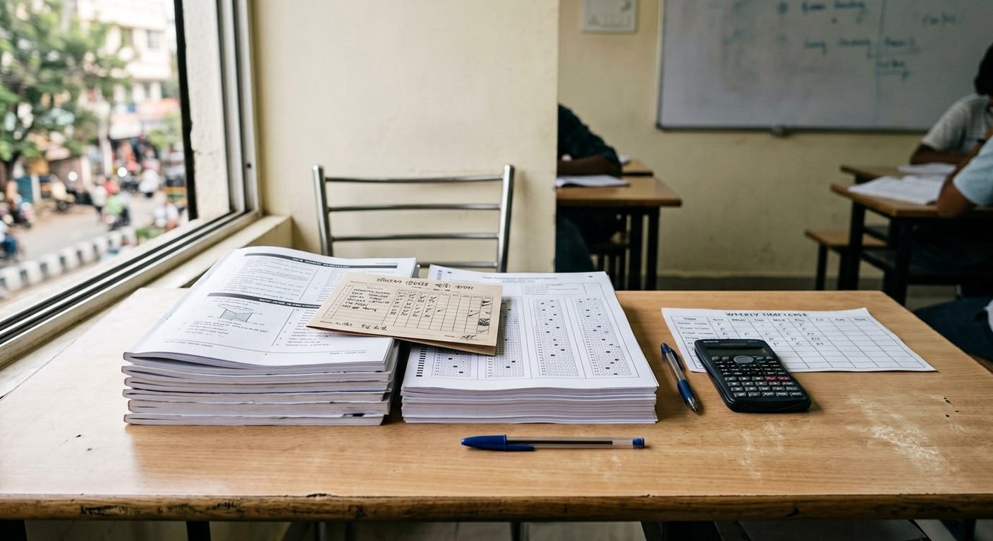 Study material, test sheets and report card at Engineers' Academy Panvel